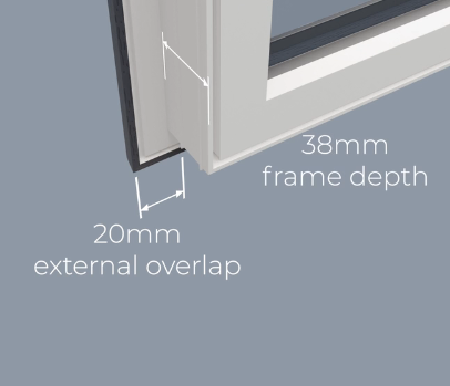 Style 1 - Non Opening - Fixed Narrowboat Windows