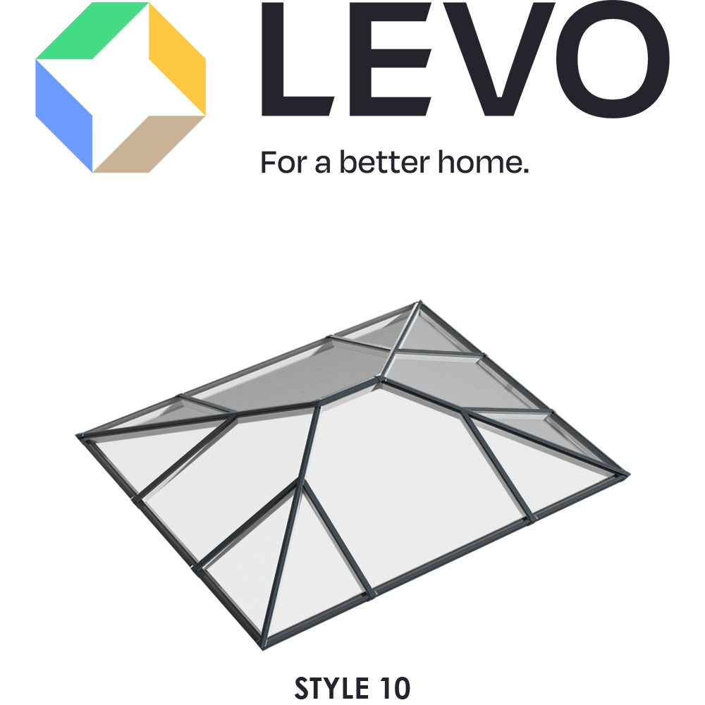 Style 10 - Thermally Broken Aluminium Lantern Skylight Roof