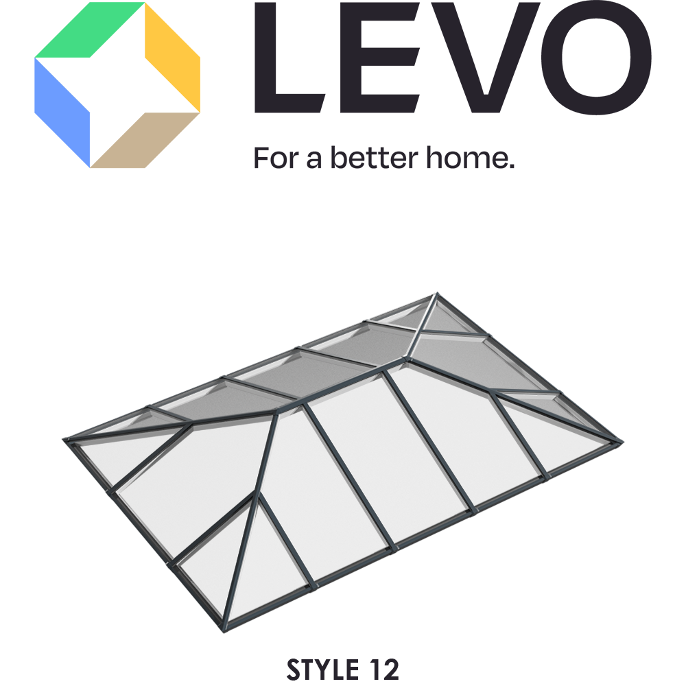 Style 12 - Thermally Broken Aluminium Lantern Skylight Roof