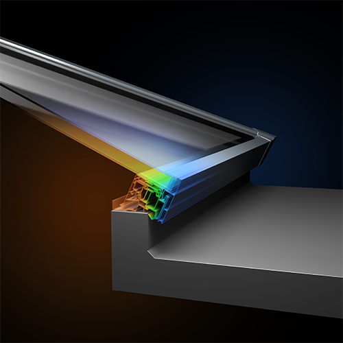 Style 4 - Thermally Broken Aluminium Lantern Skylight Roof