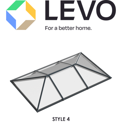 Style 4 - Thermally Broken Aluminium Lantern Skylight Roof