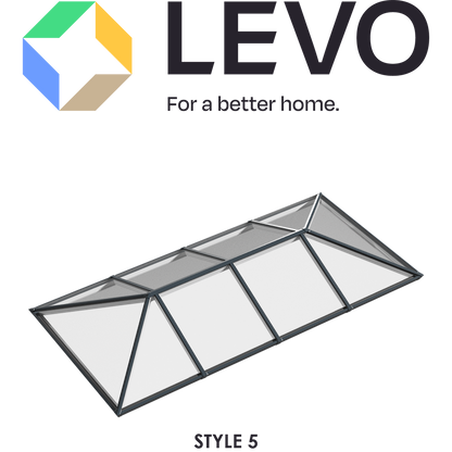 Style 5 - Thermally Broken Aluminium Lantern Skylight Roof