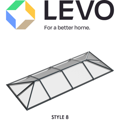 Style 8 - Thermally Broken Aluminium Lantern Skylight Roof